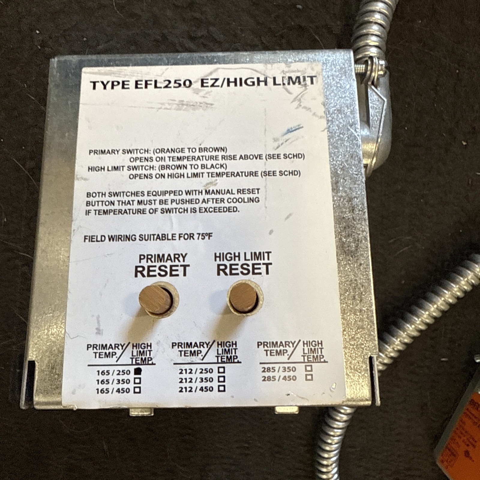 BELIMO FSTF120 RUS Fire Smoke Actuator, Plus Ruskin EFL250 EZ/High Limit