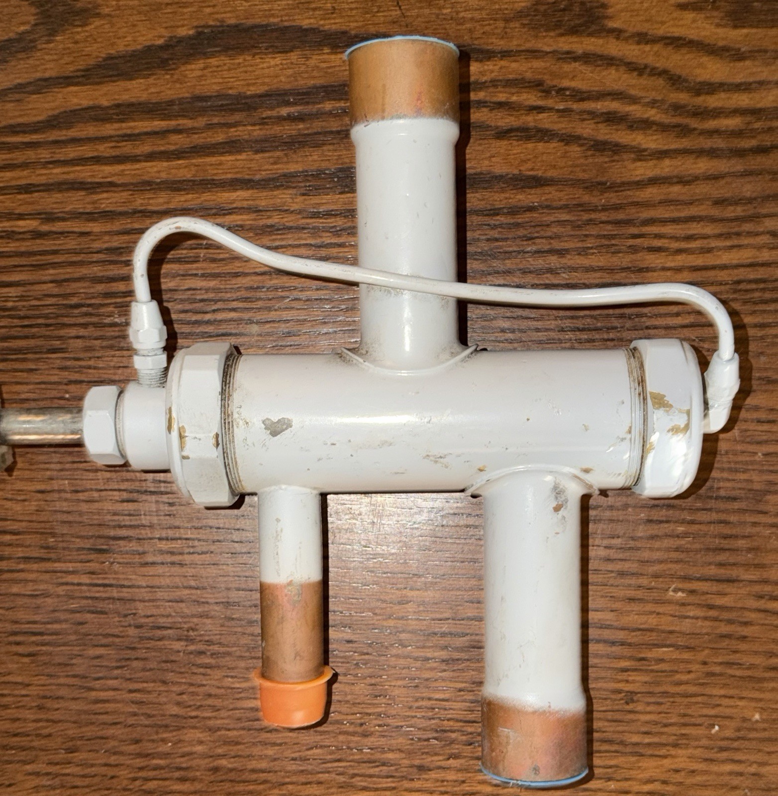Sporlan 3-Way Heat Reclaim Valve 10G711C 1-3/8” ODF 3/4” Port