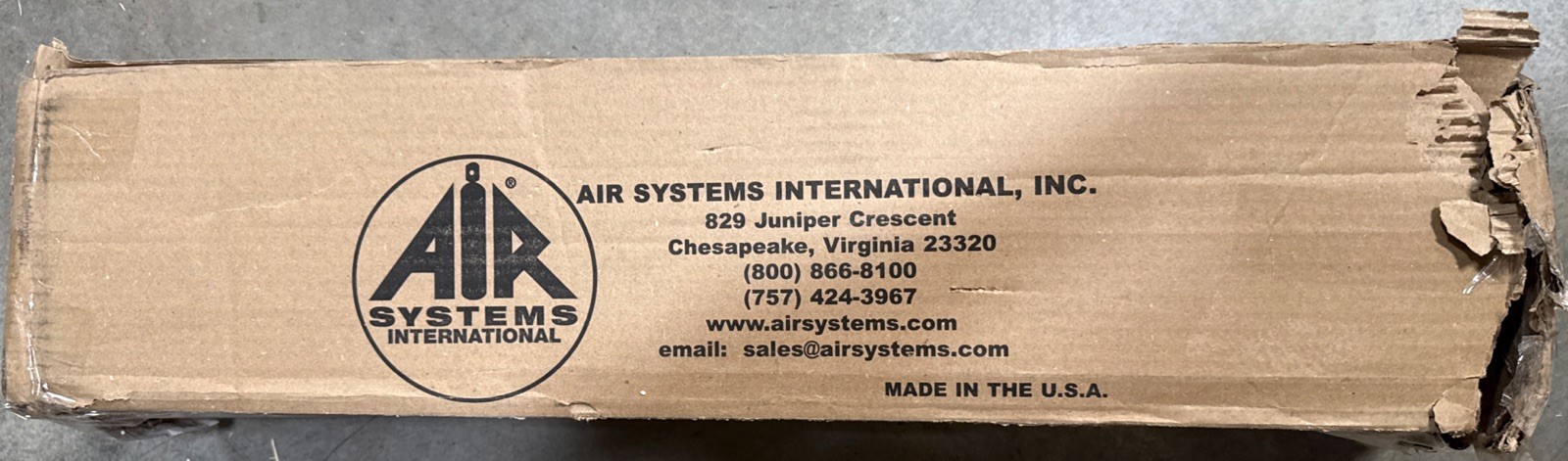 Air Systems International ASI-1200 Venturi Pneumatic Air Blower, 1/2 In NPT