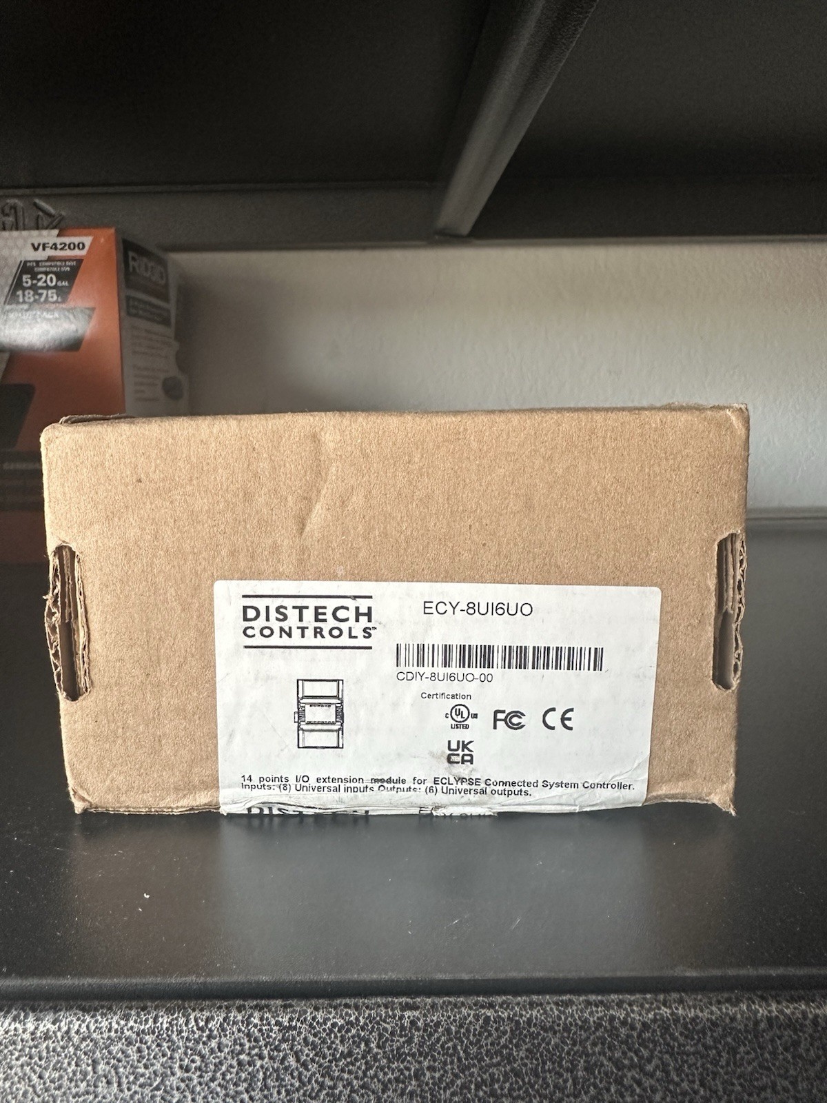 Distech Controls ECY-8UI 8 POINT I/O EXTENSION MODULE FOR CONNECTED SYSTEM