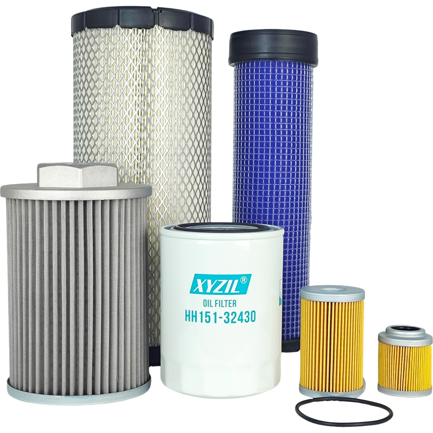 Maintenance Filter Kit Fit for Kubota KX121-3 Mini Excavator Oil Filter Service