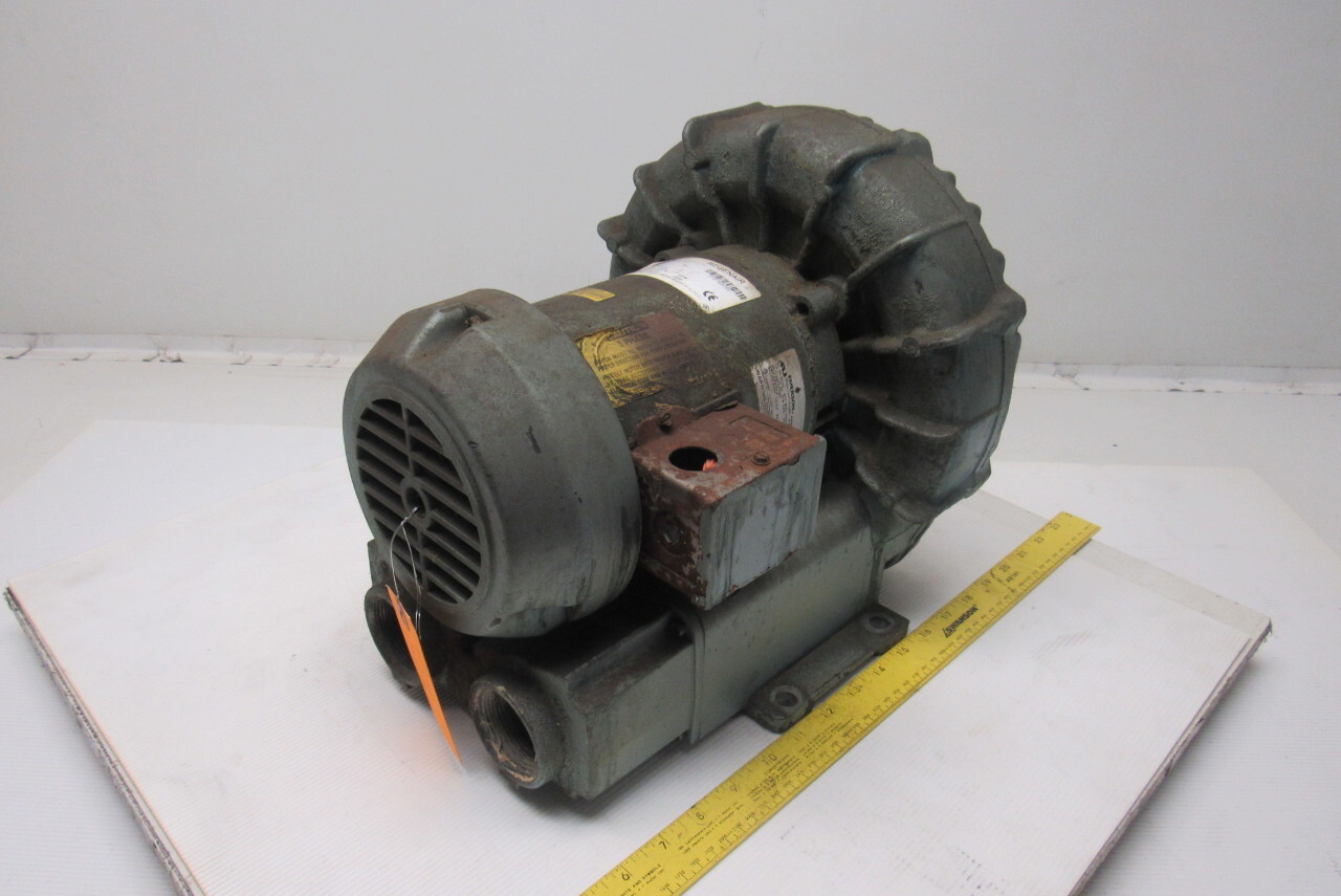 Gast R4310A-2 Regenair Blower Vacuum 1 HP 3450 RPM 208-230/460V 3Ph