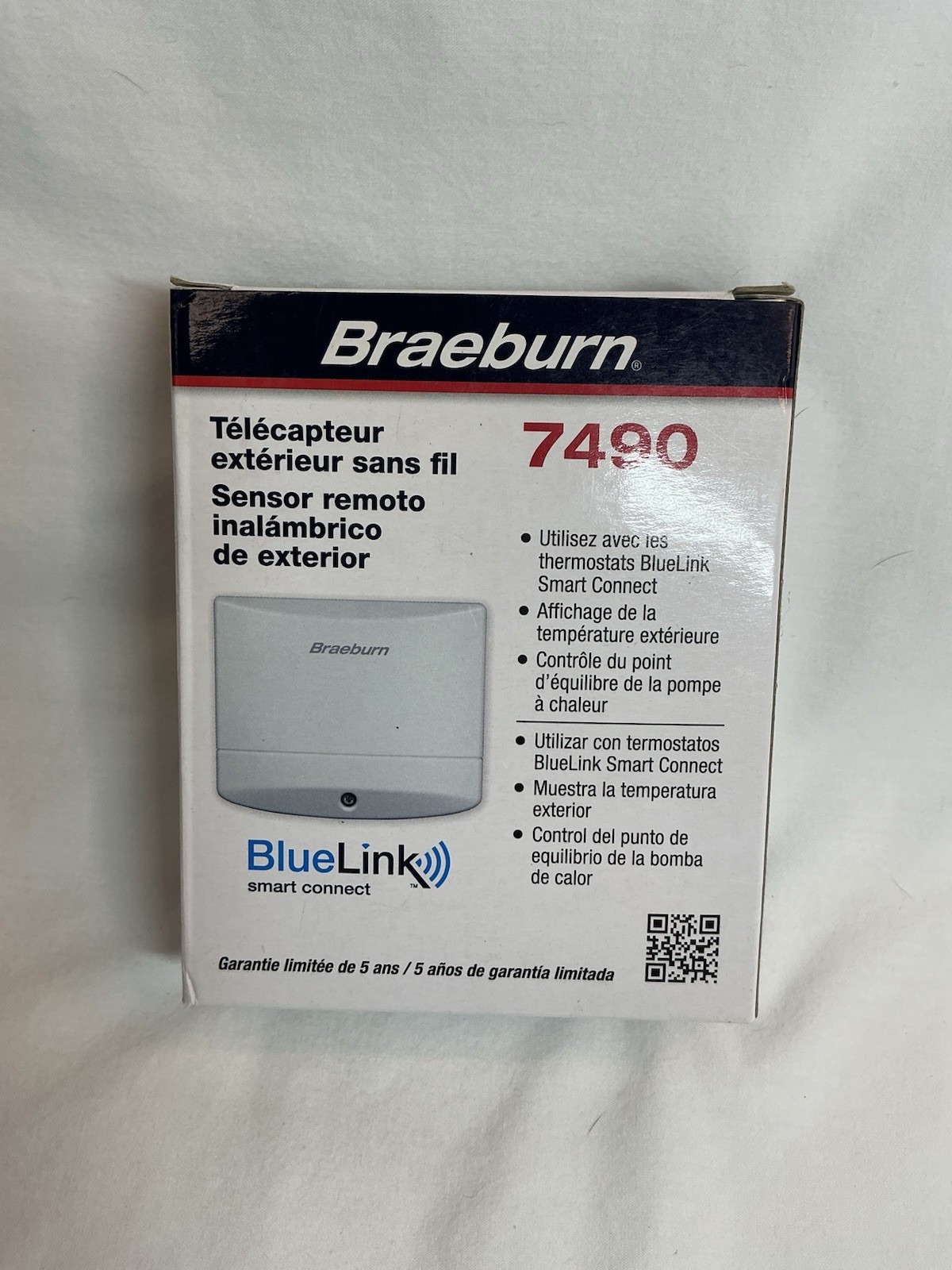 Braeburn 7490 Remote Outdoor Wireless Temperature Sensor