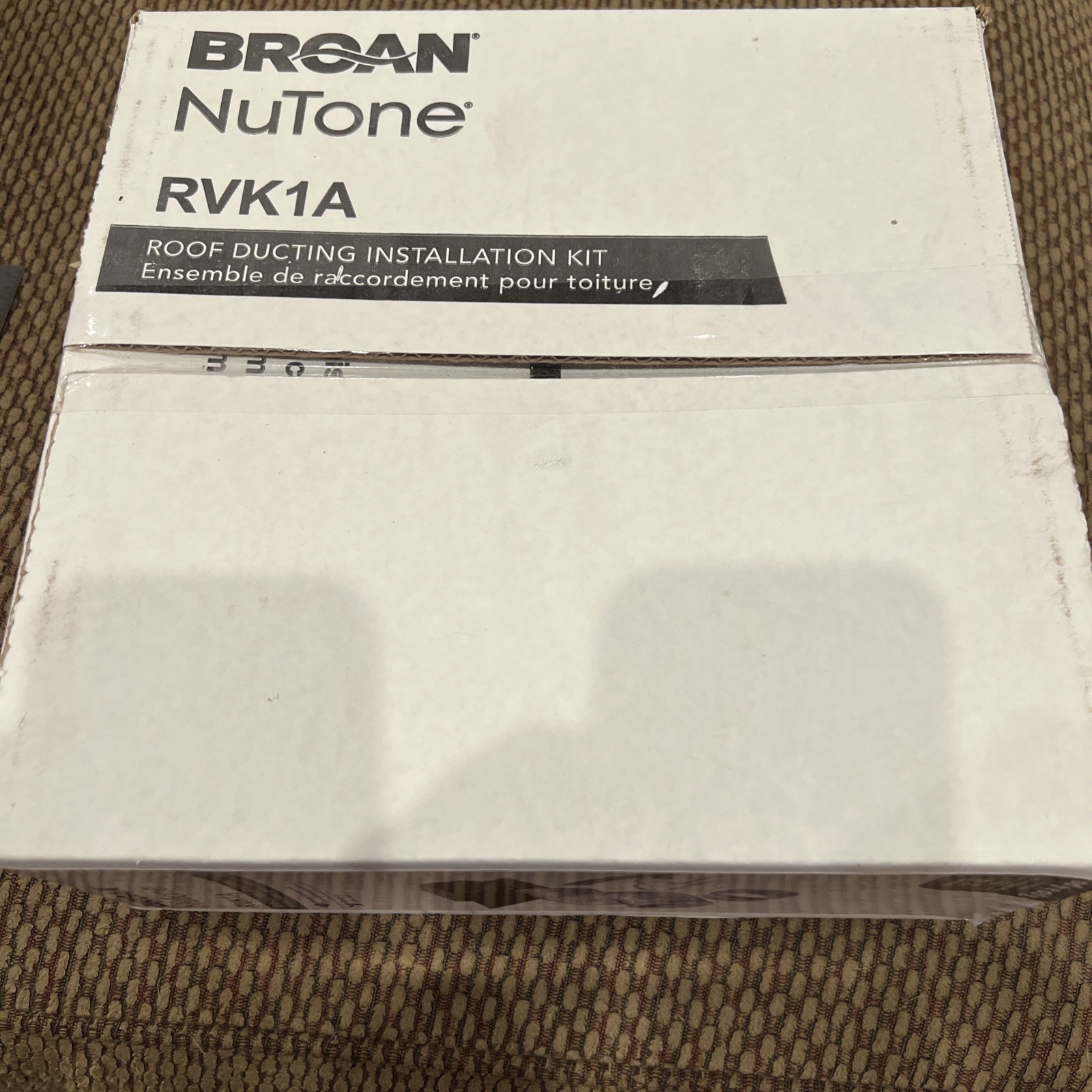 Broan RVK1A Black Roof Vent 3 to 4 in. Kit for Round Duct Steel Installation Kit