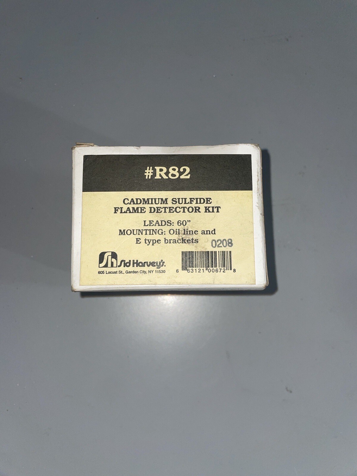 Sid Harvey #R82 Cadmium Sulfide Flame Detector Kit / Oil Line & e – Brackets