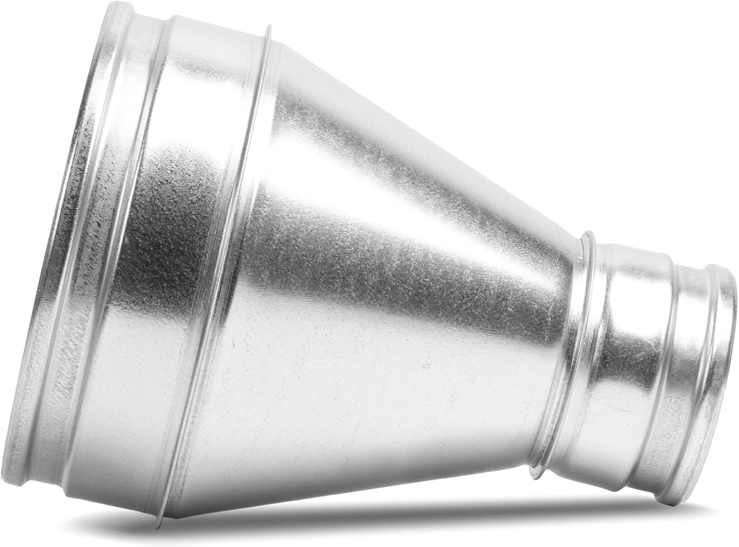 8″ to 4″ Inch Galvanized Steel Duct Reducer/Increaser – round Vent Pipe Adapter