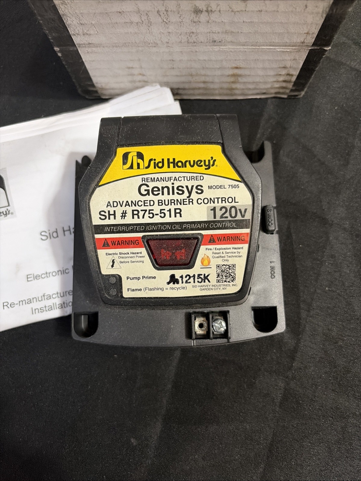 GeniSys Advanced Oil Burner Control SH # R75-51R For Beckett