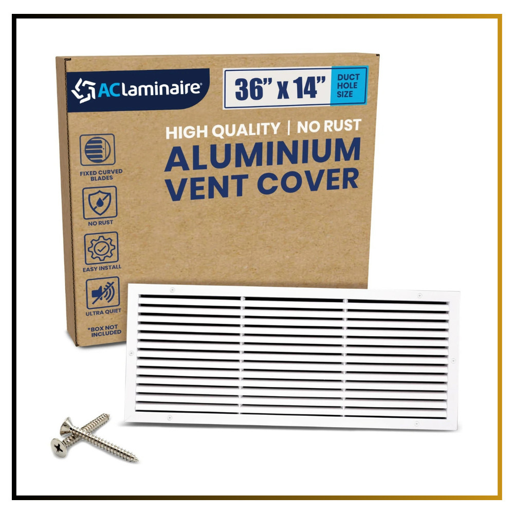 New Decorative Air Return Vent Cover HVAC Grille 36″x14″ for Ceiling & Wall