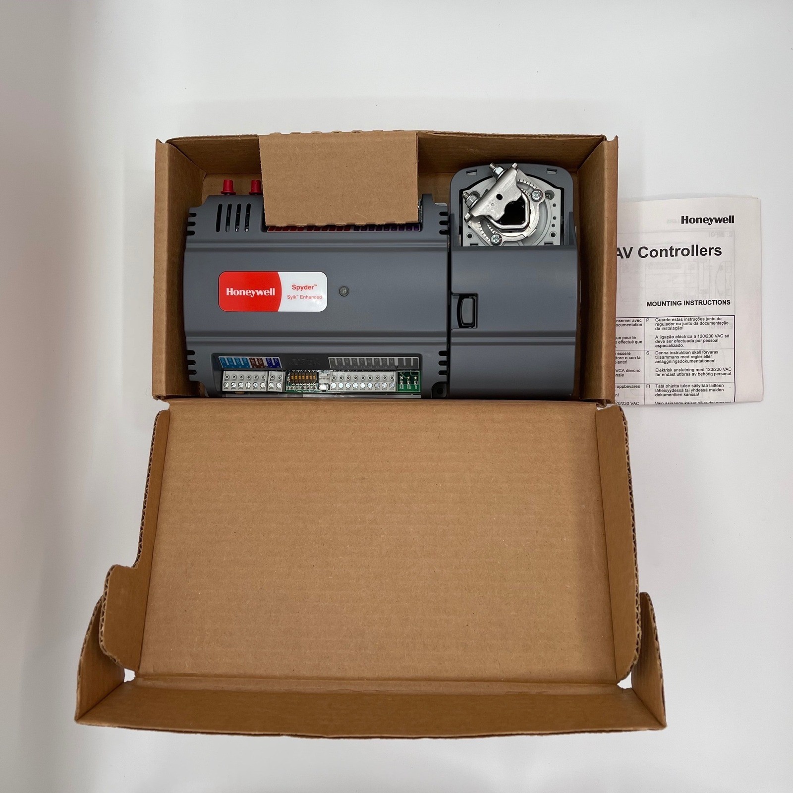 Honeywell Spyder PVB6436AS-ILC Series 3 Programmable VAV Controller BACnet Sylk