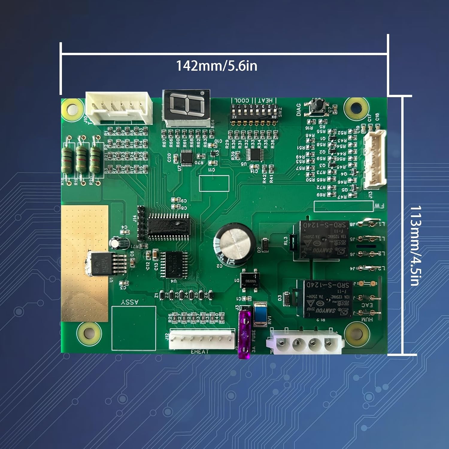 1006800/1 1006801R Control Board For Nordyne Intertherm Revolv Miller E7 & B6