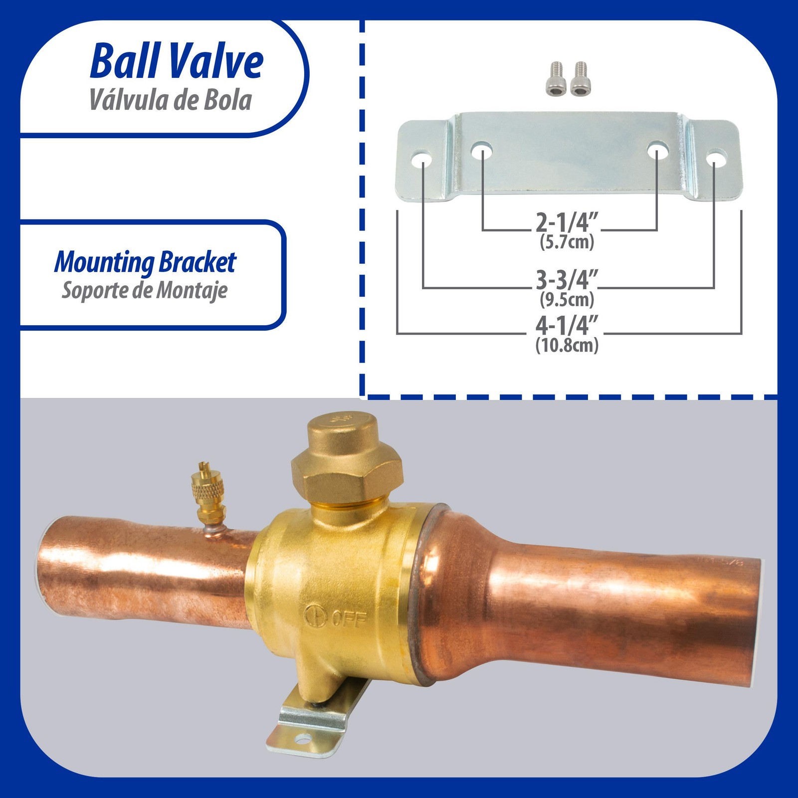 Appli Parts APBV-158 1-5/8 in Shut Off Ball Valve ODF Universal Replacement 610