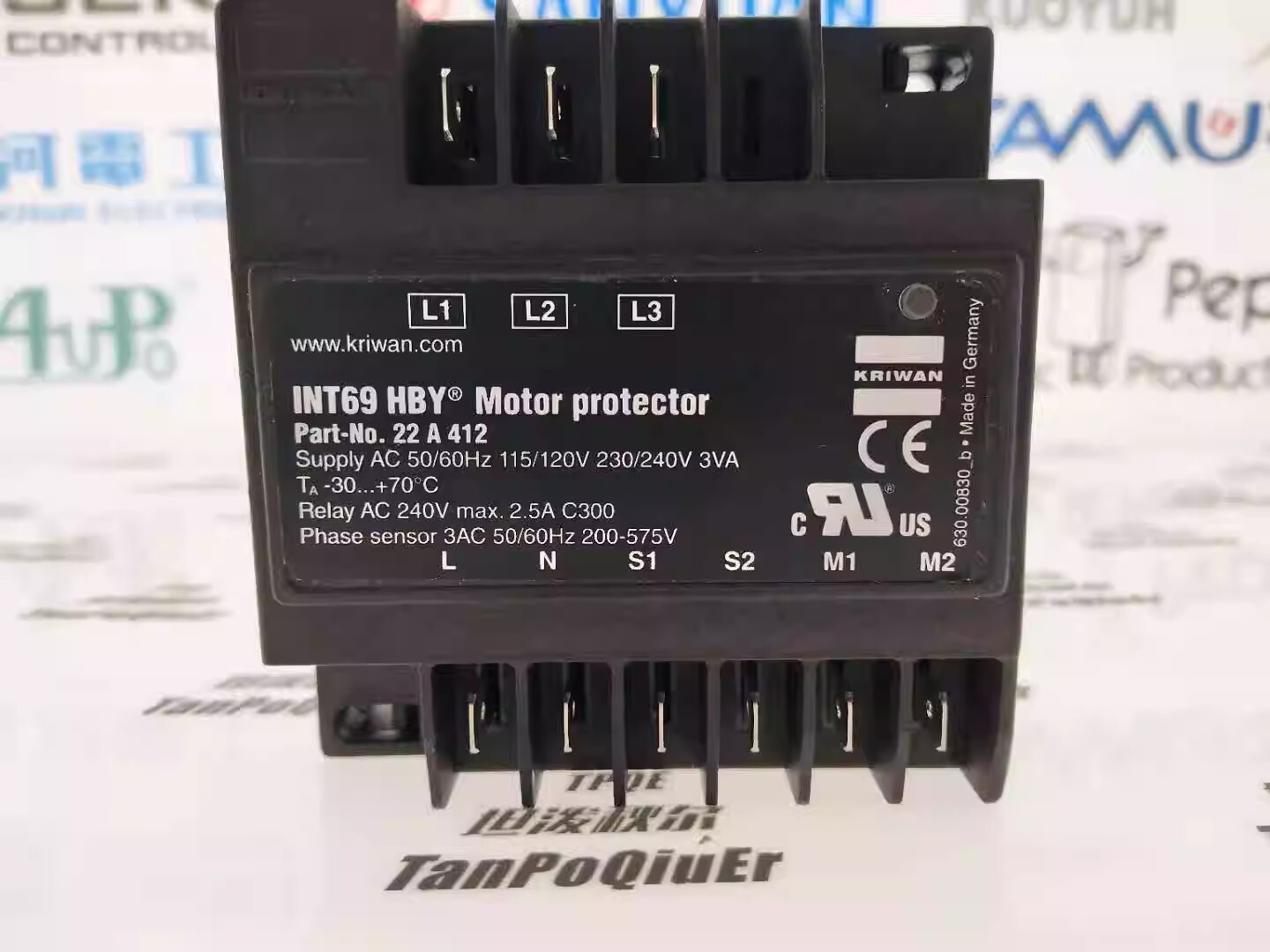 1pcs KRIWAN INT69 HBY 22A 412 compressor protection module