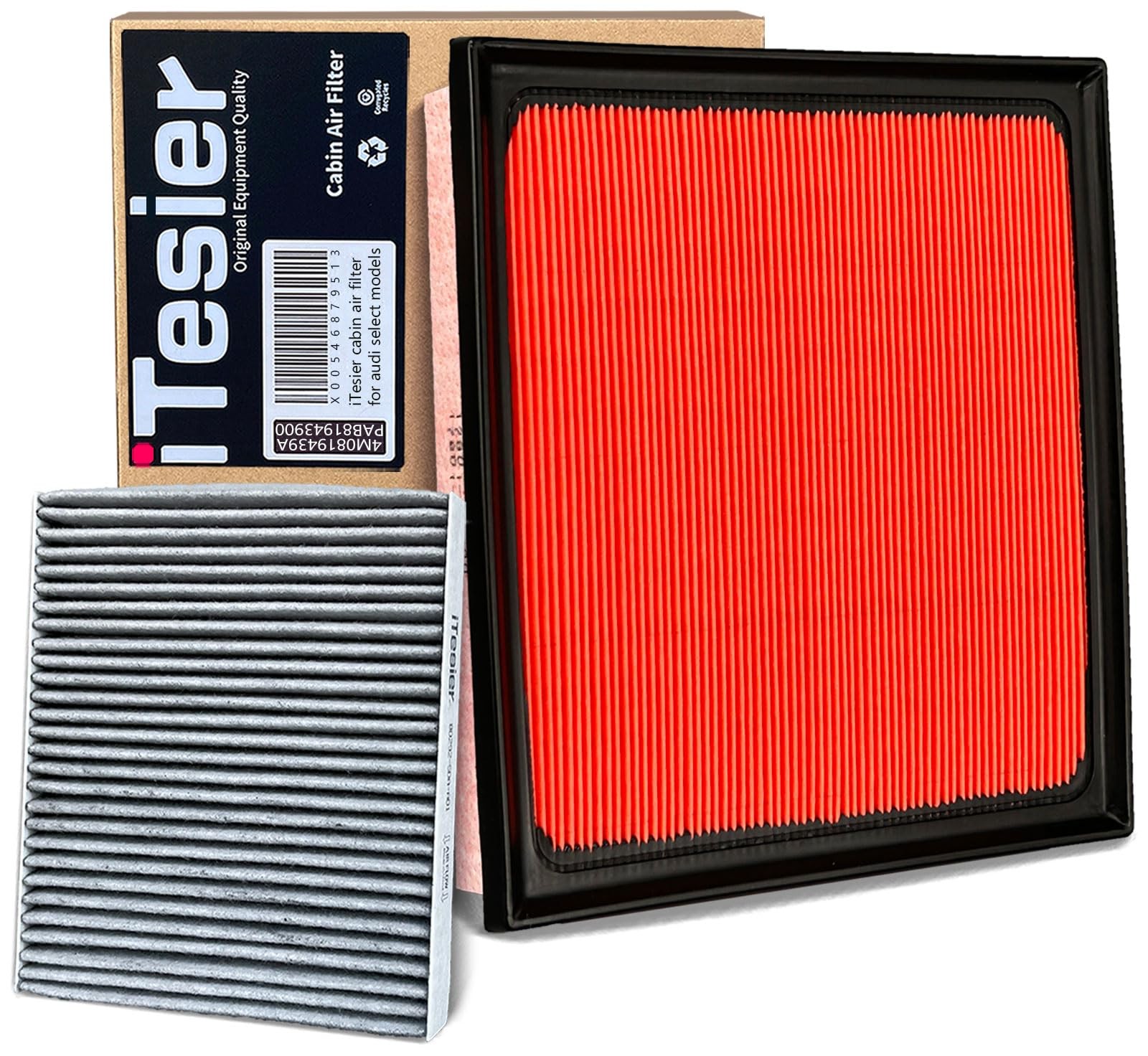 Itesier Cabin Engine Air Filter Kit For Highlander 2020-2025 Not Hybrid Grand