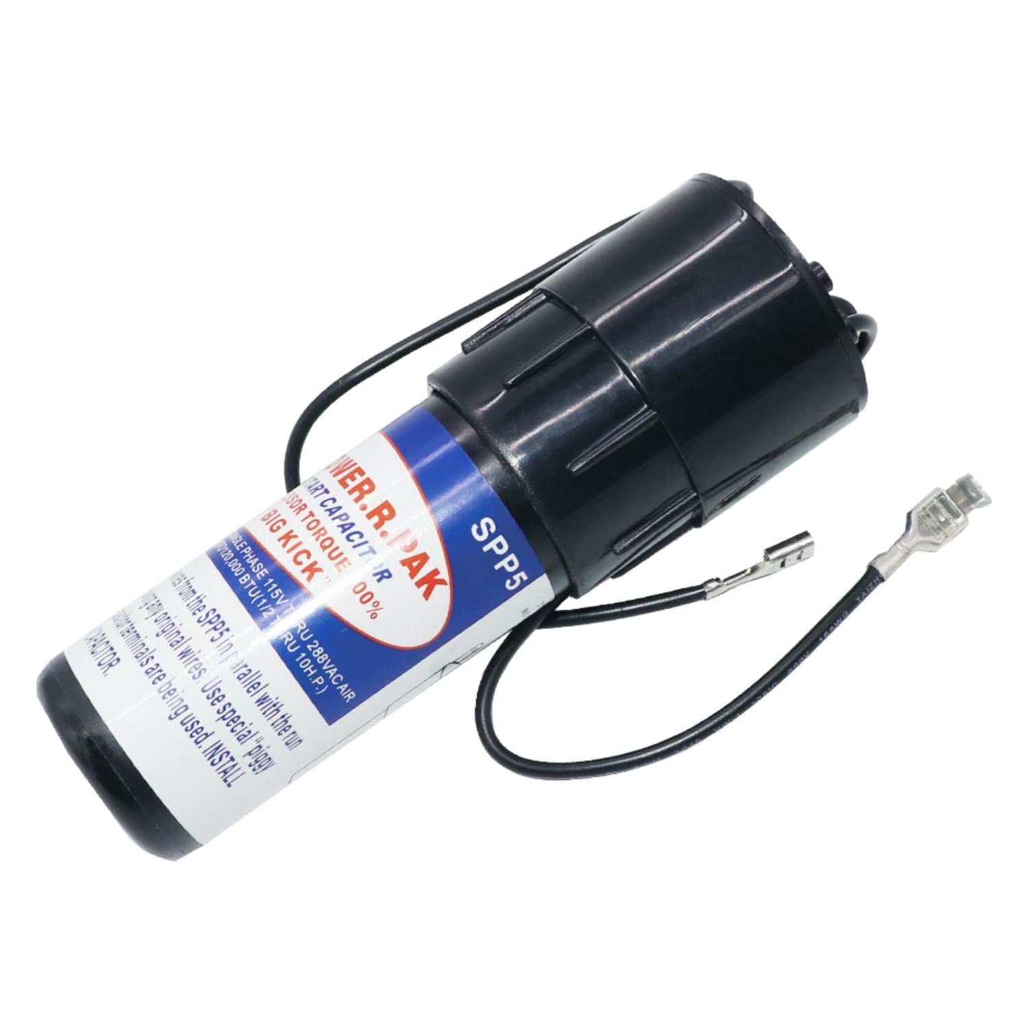 Hard Start Capacitor Relay 1/2-10 H.P. 115-288V AC