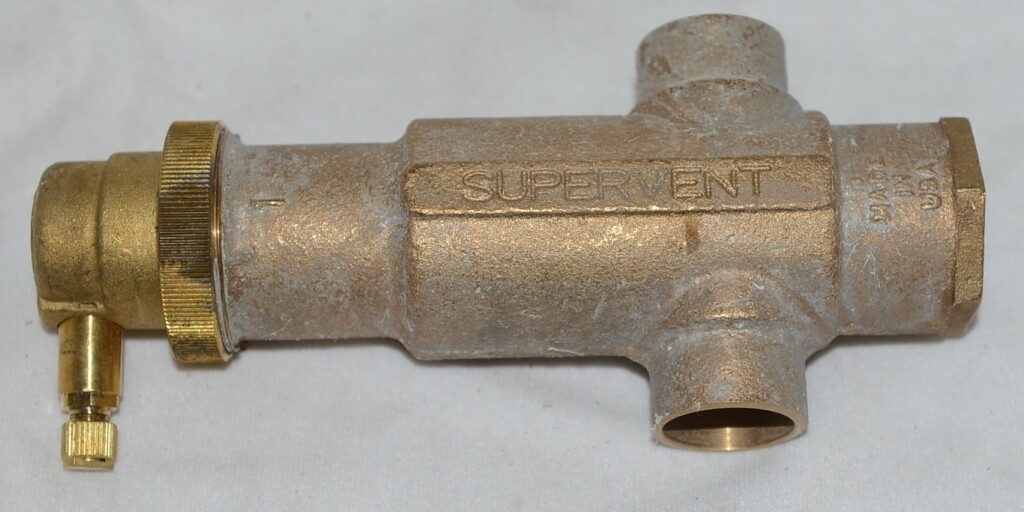 Honeywell PV100S 1 Inch NPT Supervent Bronze Body Sweat Connections