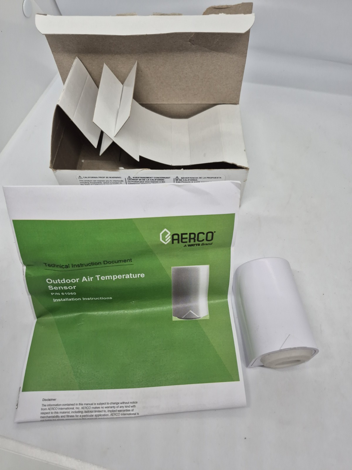 Aerco Outdoor Air Temperature Sensor P/N61060