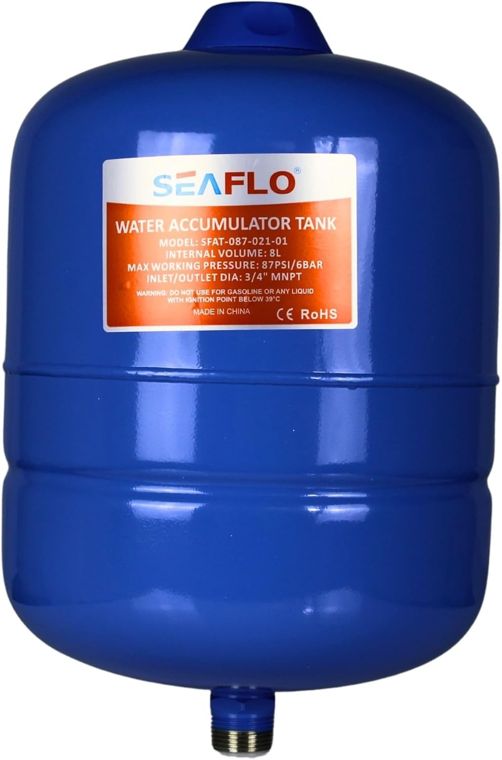 2 Gallon Pre-Pressurized Accumulator Tank – Smooth Flow & Reduced Pump Cycling