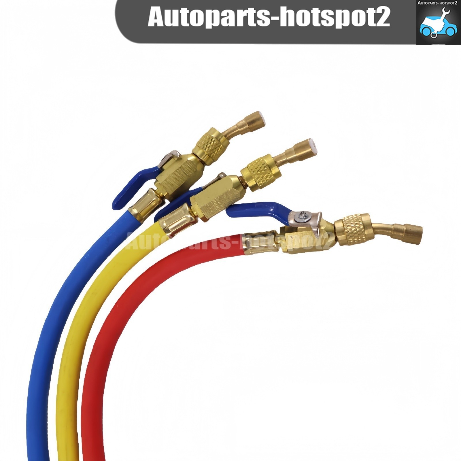 NEW For 29986 Plus II 72″ HVAC Charging Hose Set 1/4″ (3-Pack)