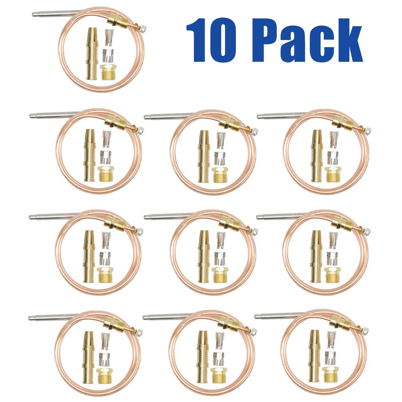 10PC For Robertshaw Thermocouple 72” 1980-072 AP5668476 M1296X Q340A1116 T-094