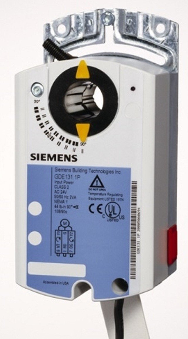 Siemens GDE131.1P OpenAir Actuator NSR 44in-lb 24Vac 3P 50/60Hz | New