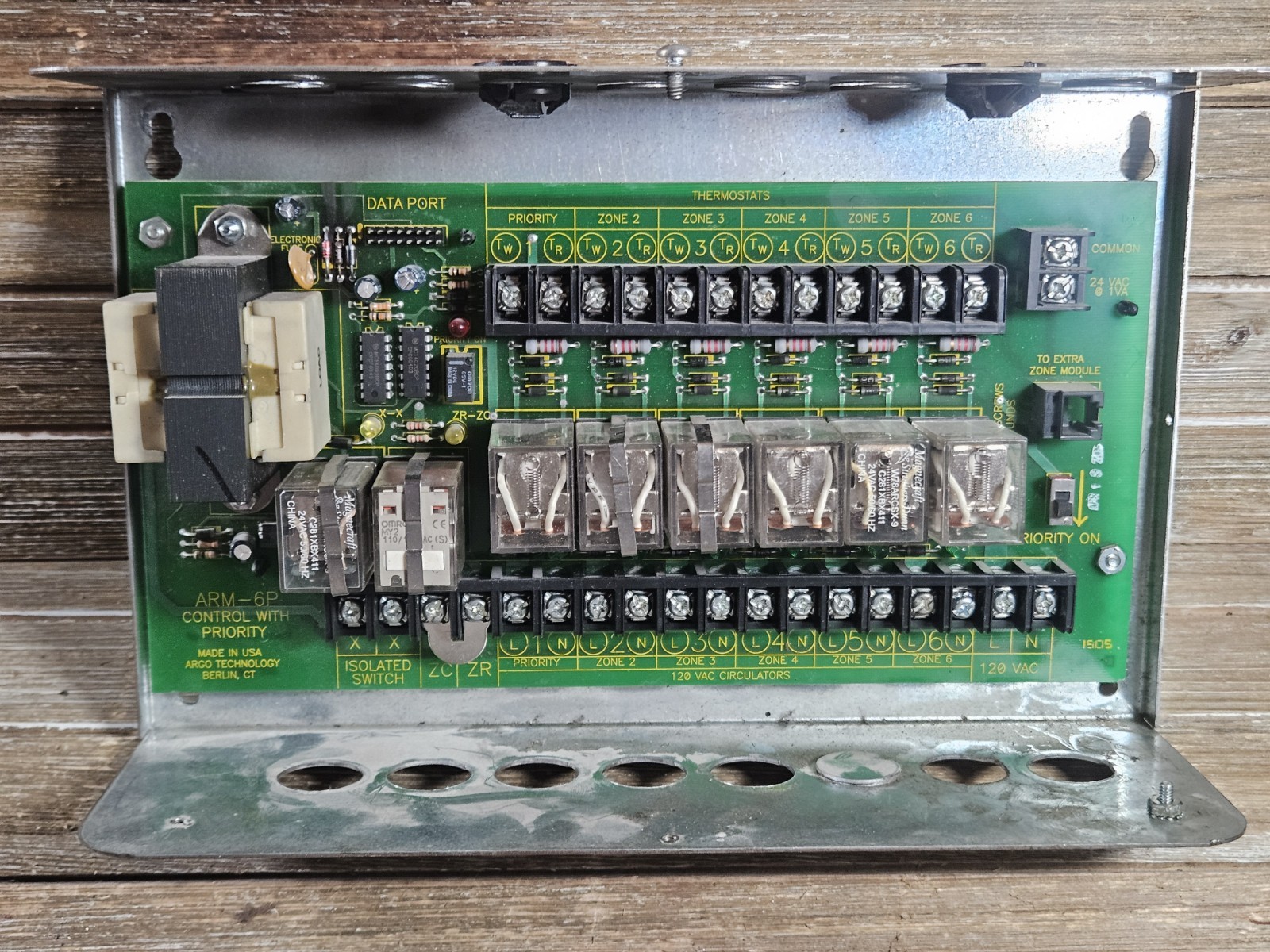 Argo ARM-6P 6 Zone Expandable Switching Relay – Zone Relay Board Similar SR506-5
