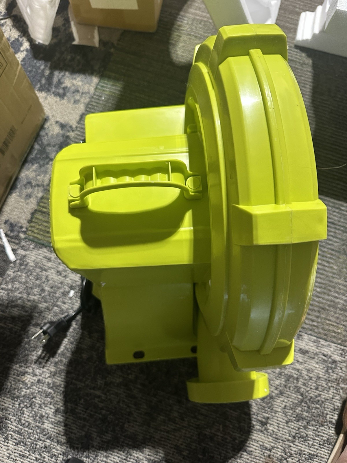 Zoom Blowers ZM-W4L 750W 1.0HP Blower 110-120V 6.8A 1PH Yellow/Black