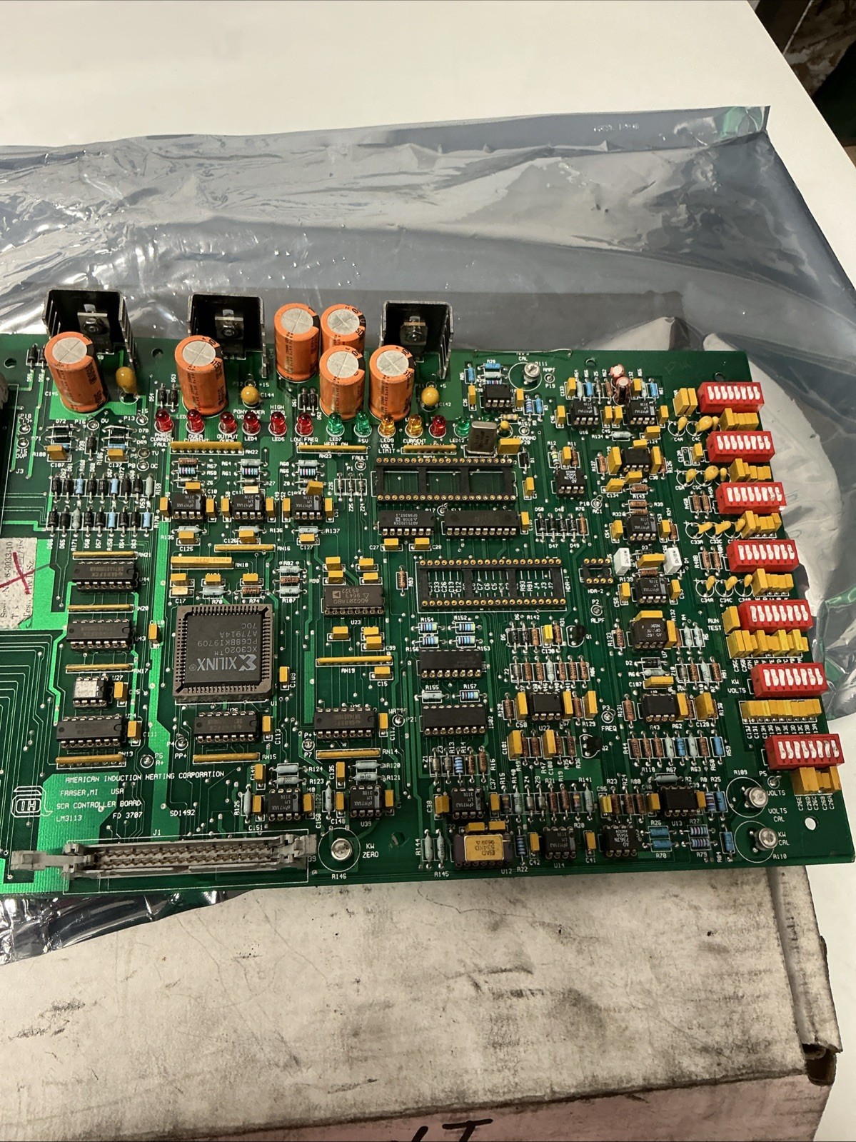 American Induction Heating SCR Controller Board LM3113 FD3707 SD1492 X-264
