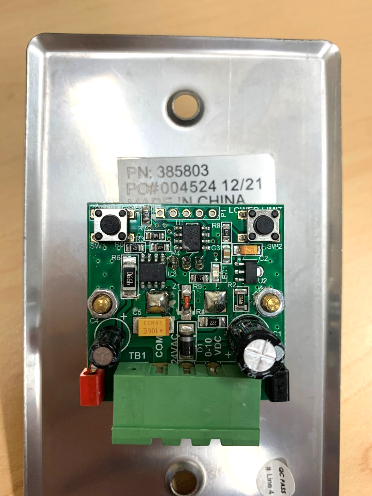 Vari-Green Remote Dial, with Min/Max Setting, Product #385803
