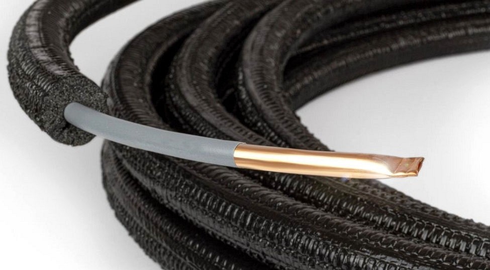 PTubes Ryno Mini Split Line Set 1/4″ x 3/8″ x 50 ft, 1/2″ Insulation, New