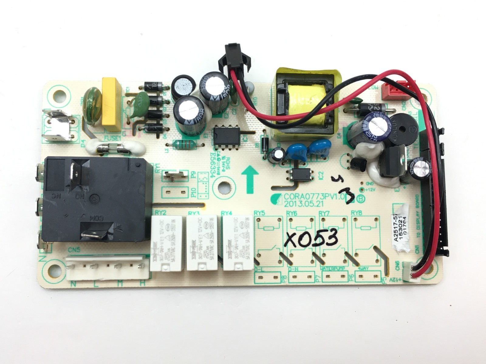 Control Board A2517-570 for Portable Air conditioning Unit used #X053