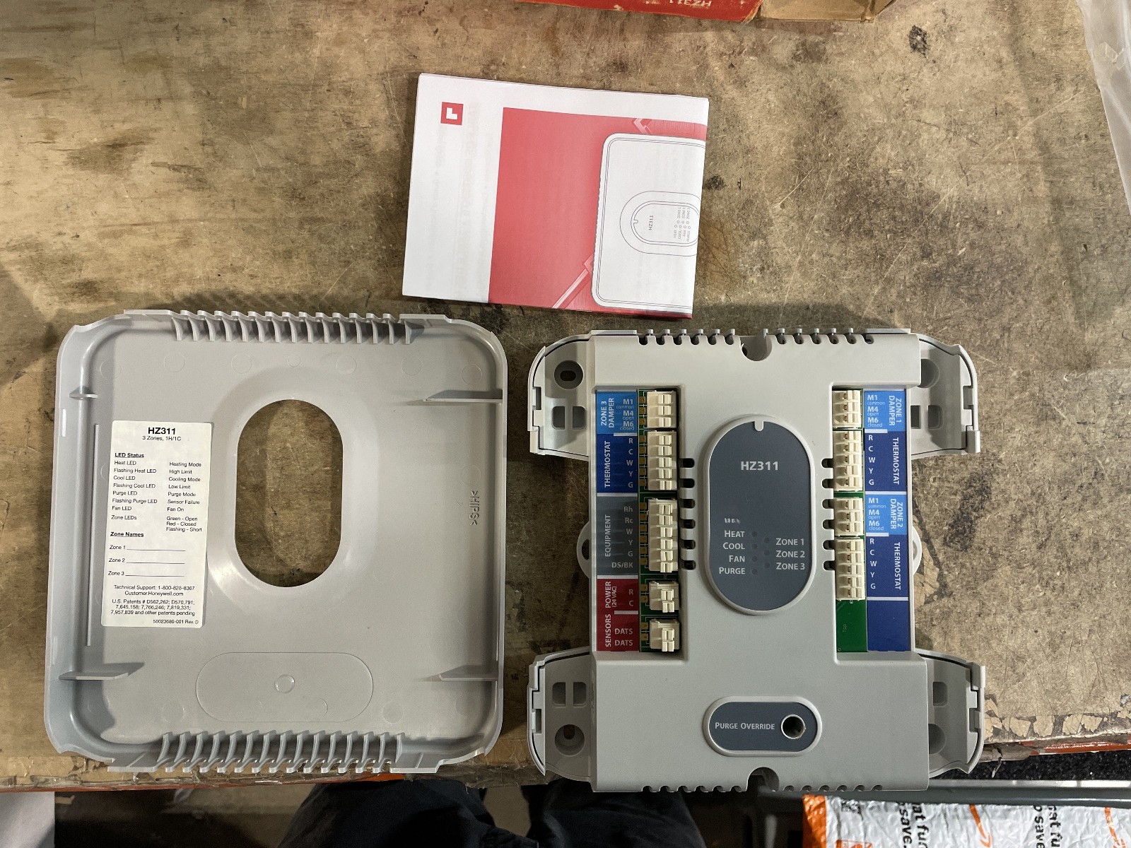 Honeywell HZ311 TrueZONE Panel