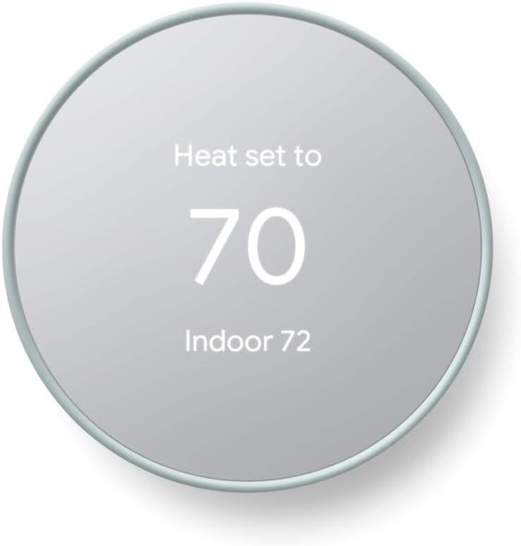 Google Nest Thermostat Smart Thermostat for Home Programmable Wifi Fog