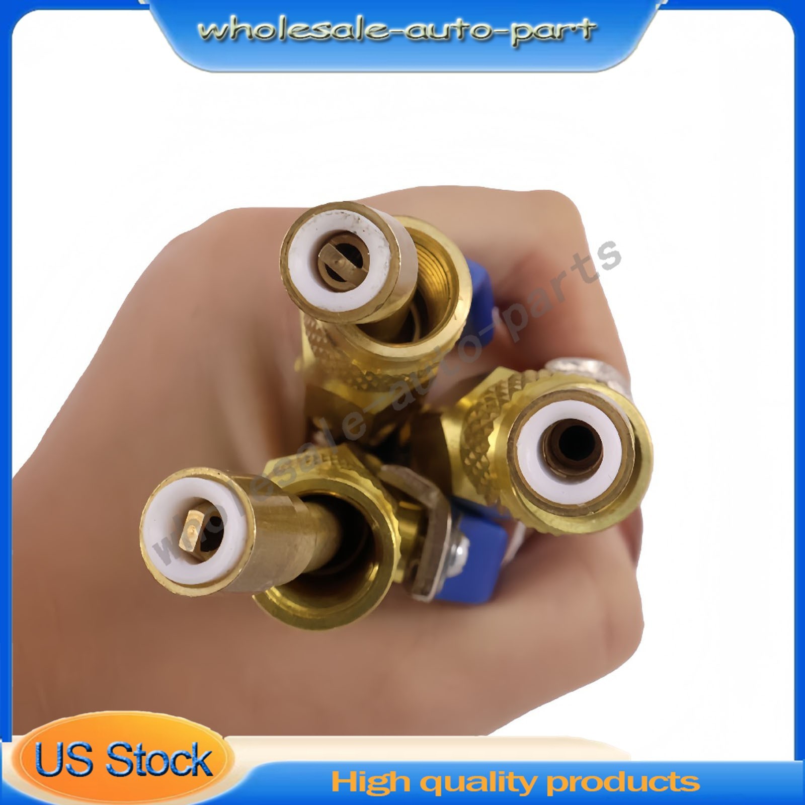 3Pack 29986 For R-410A Refrige Plus II 1/4″ Hose with Compact Ball Valve 72″ US