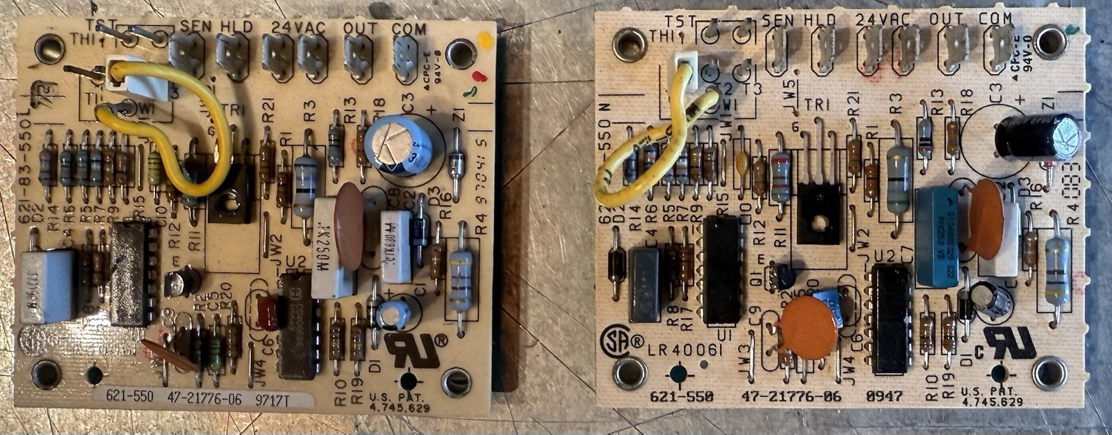 Rheem Ruud 47-21776-06 621-550 621-83-550J Defrost Control Board