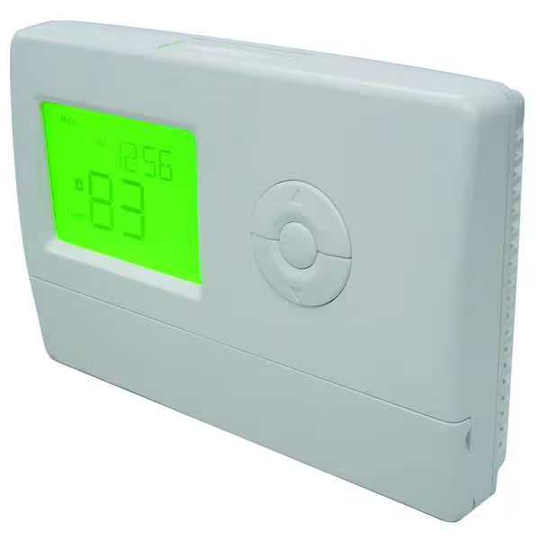 Dayton Low Voltage Thermostat, 1 H, 1 C, Hardwired/Battery, 24VAC 6EEA2 Dayton