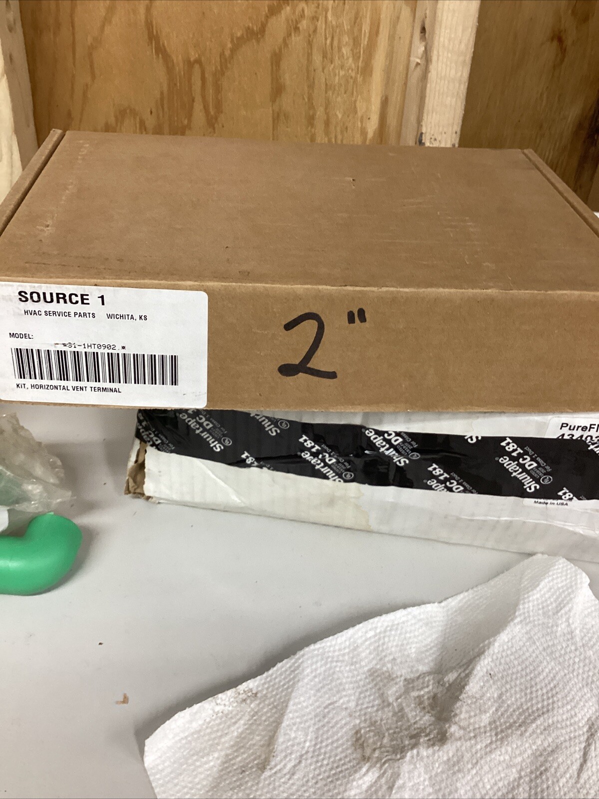 York HVAC Service Parts S1-1HT0902 Horizontal Vent Terminal Kit