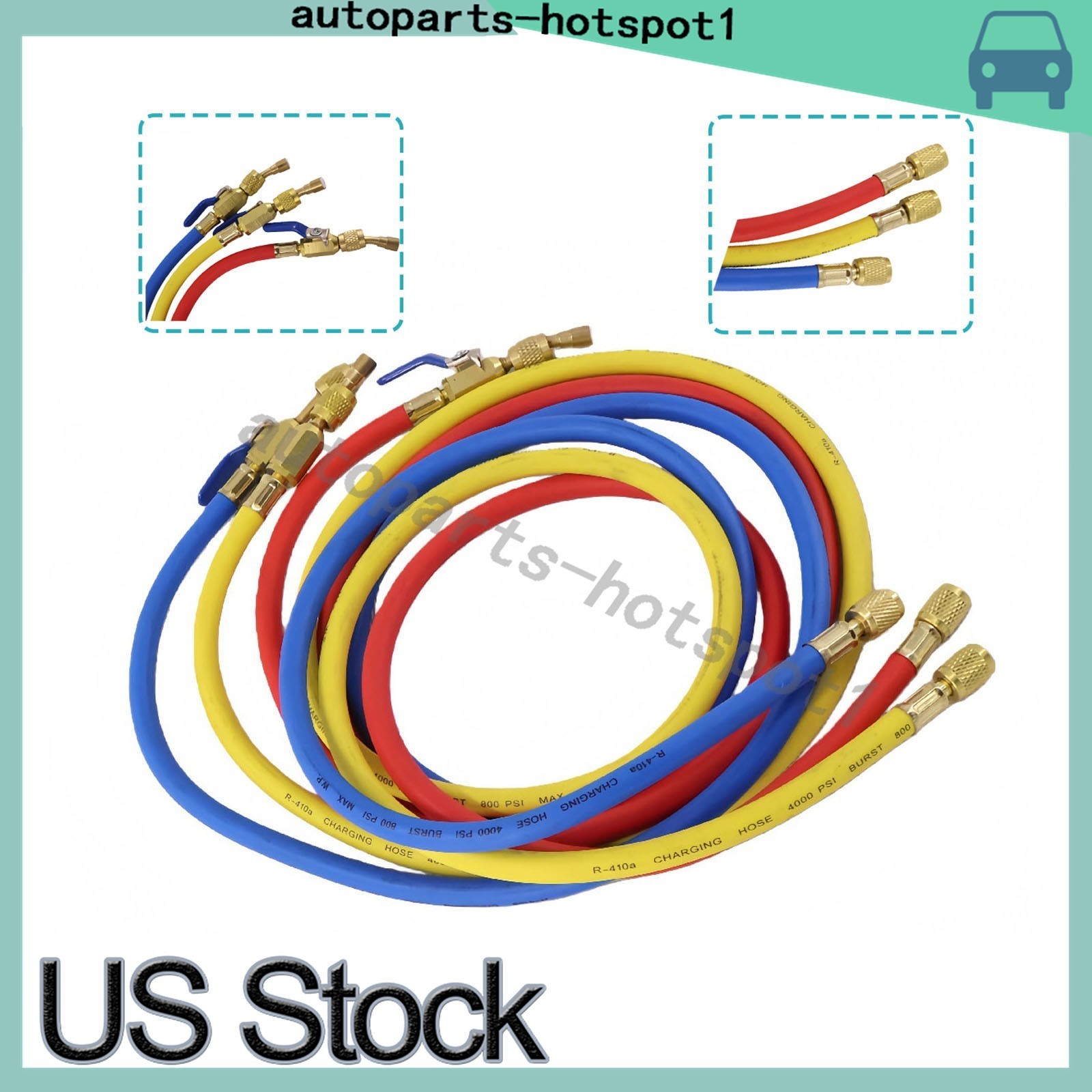 NEW For 29986 Plus II 1/4″ Hose with Compact Ball Valve, 72″ US STOCK