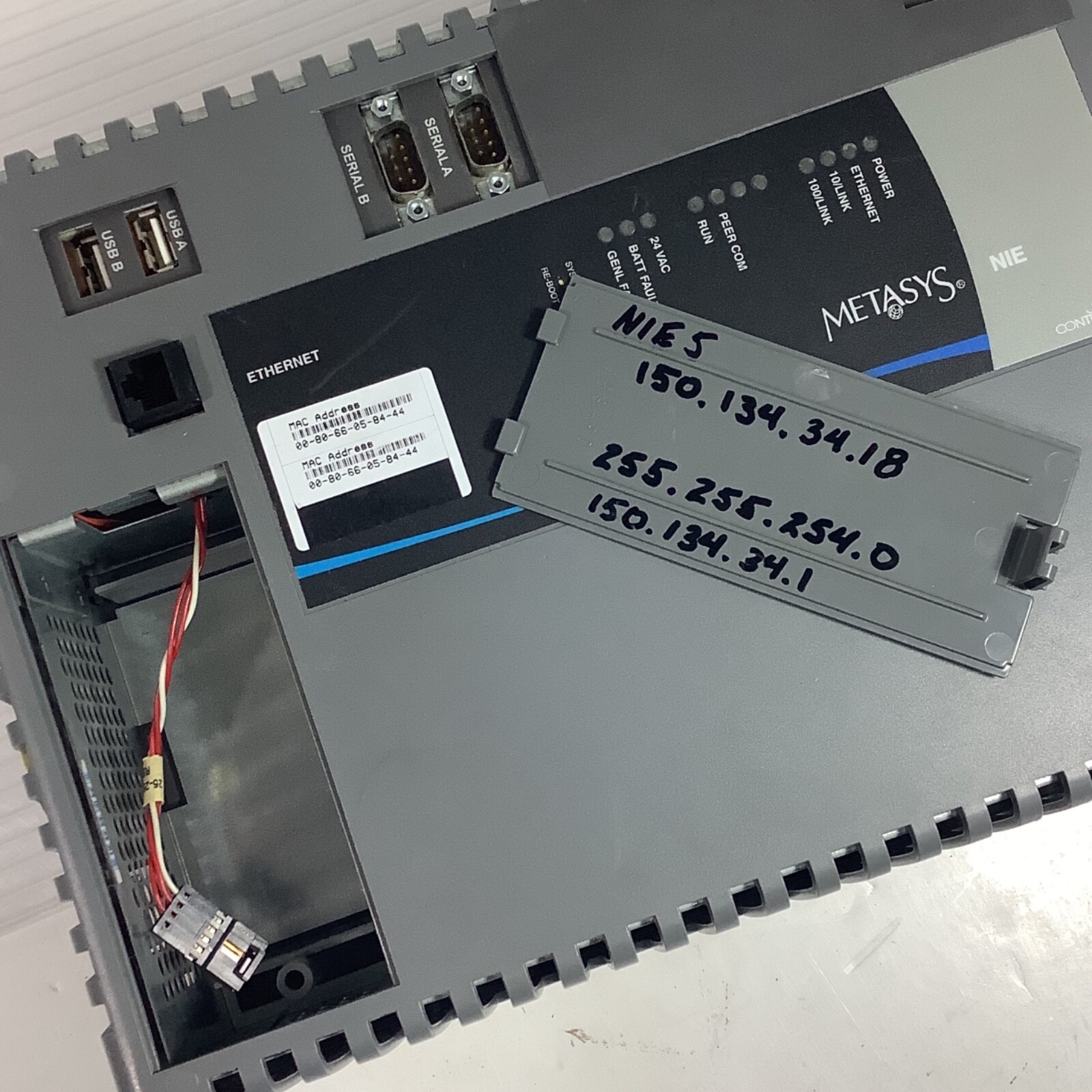 Johnson Control Metasystems Unknown Model Number