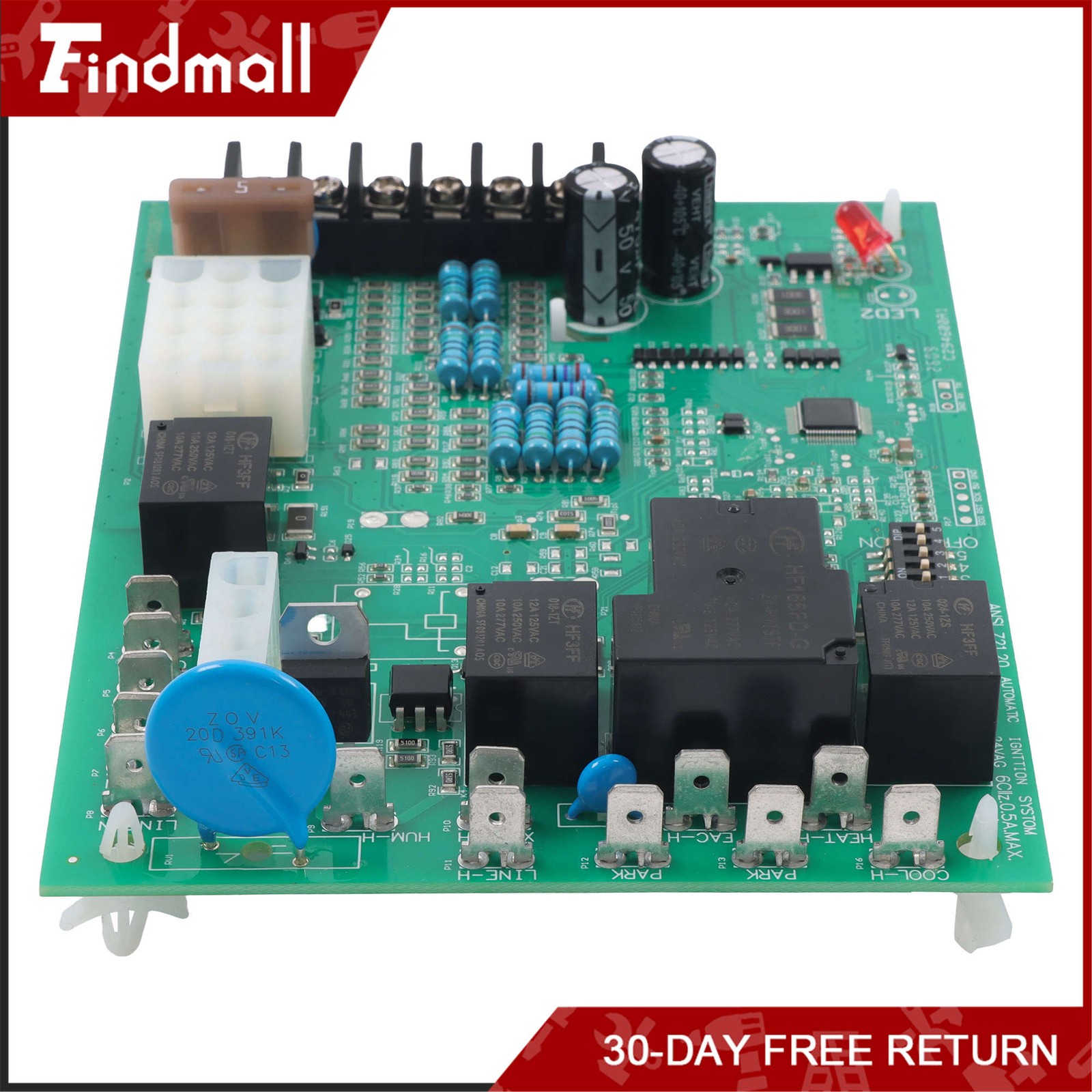 Findmall Gas Furnace Control Board 50A65476 50A65-5165 D341396P05 CNT05165