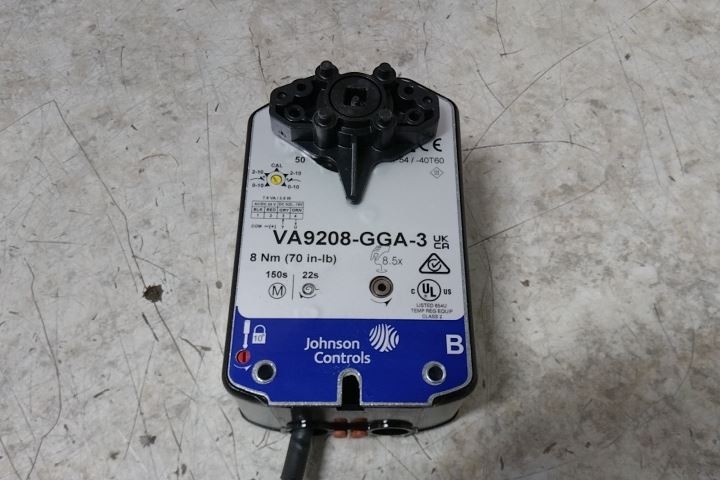 Johnson Controls VA9208-GGA-3 24VAC 70 In-Lb Electric Ball Valve Actuator (C)
