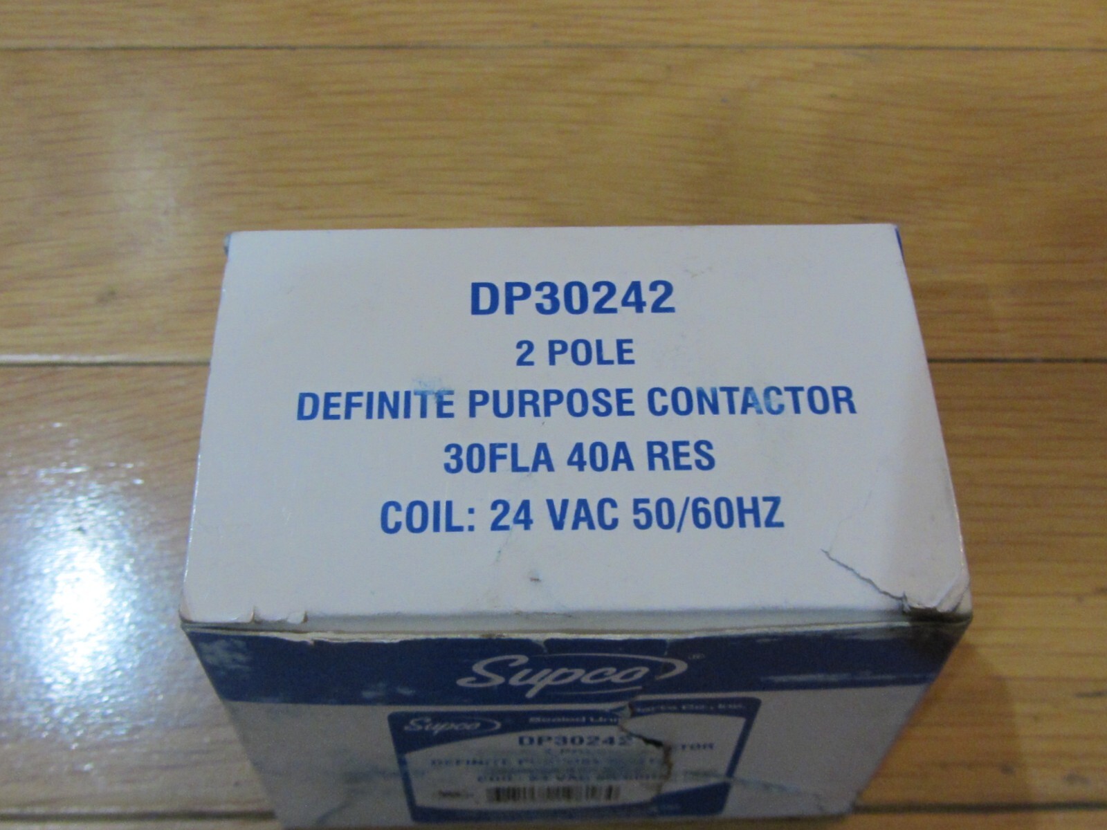 SUPCO CONTACTOR 30A 24V 2-POLE DP30242-MINT IN BOX-TOTALLY COOL & READY TO WORK!