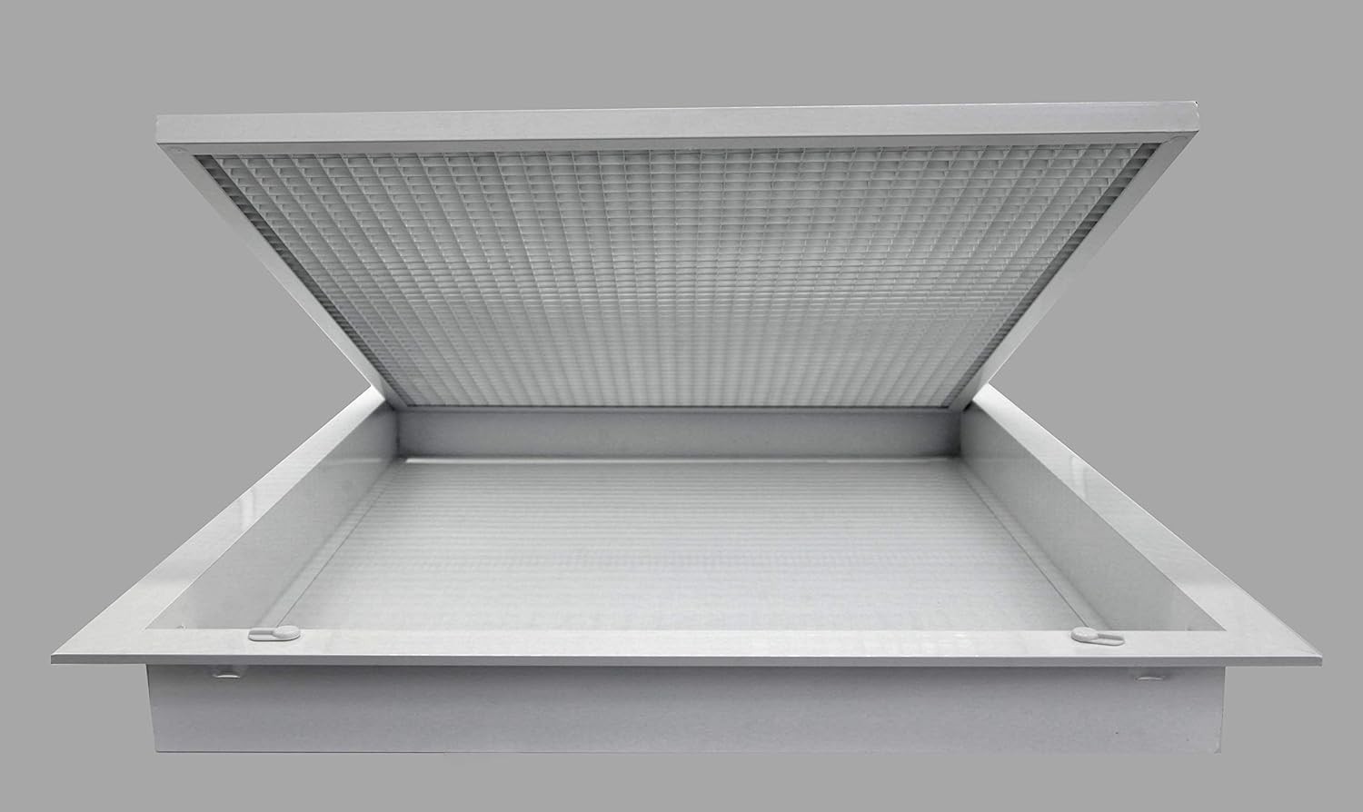 HVAC Premium 18×18″ Cube Core Eggcrate Return Air Filter Grille White Heavy Duty