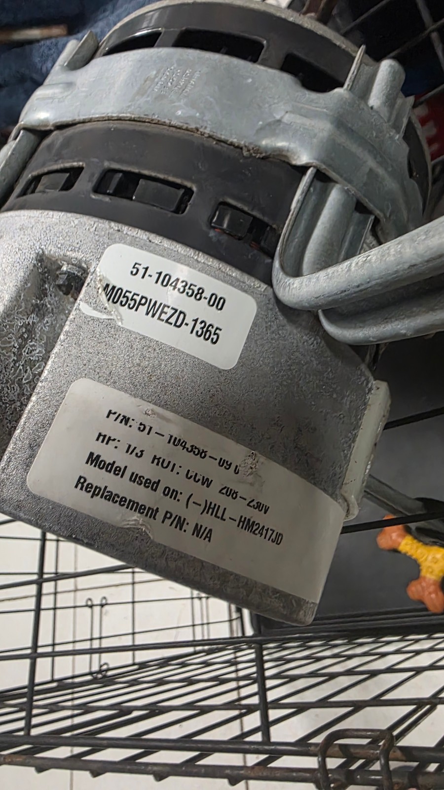 Rheem/Ruud Protech x13 blower motor 1/2hp 51-104358-00