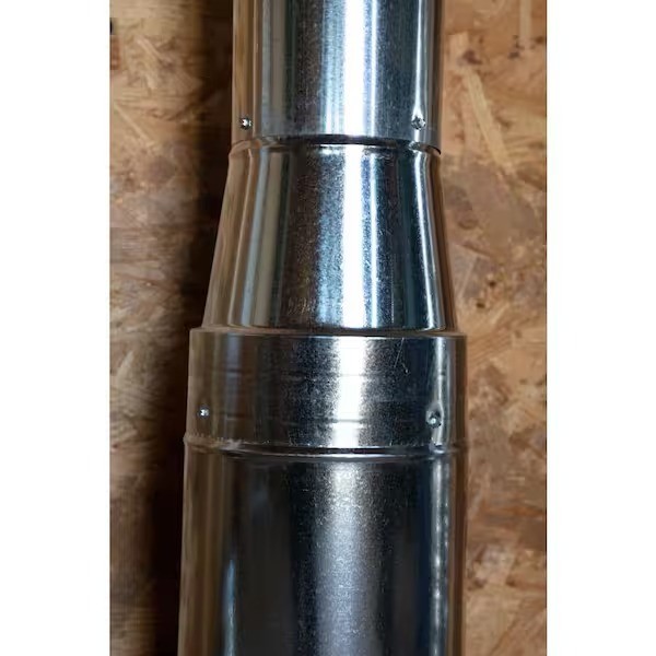 Master Flow 7 in. to 4 in. Round Reducer Used to increase or decrease pipe size