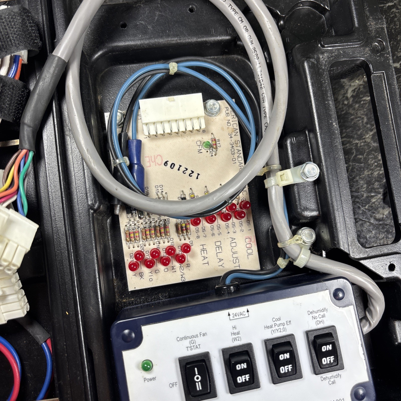 VTG Troubleshooting GE ECM-2 motor with circuit board and Four wire Test Cable