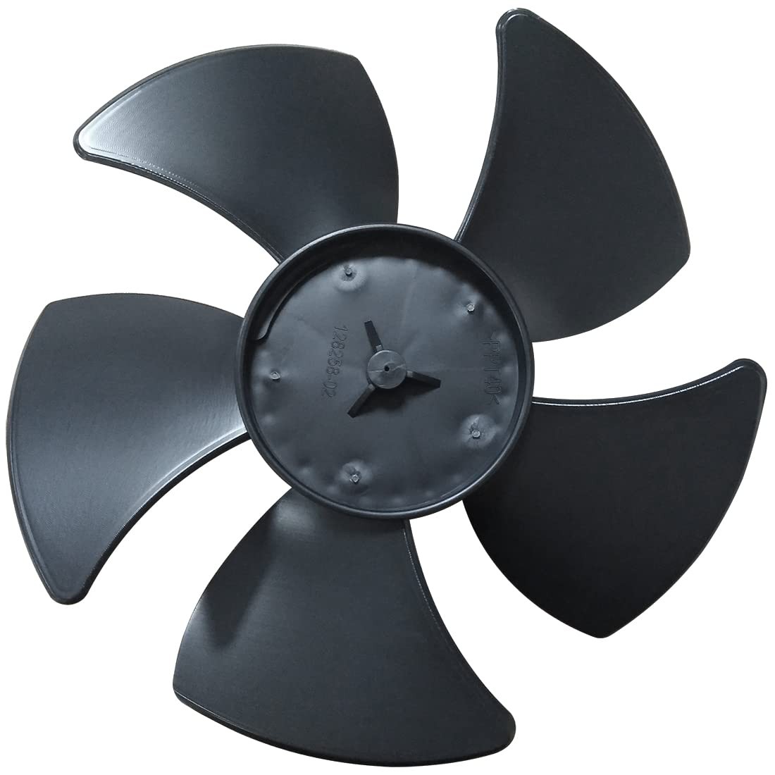 W10156818 Refrigerator Condenser Motor Fan Blade for Whirlpool Kenmore Black