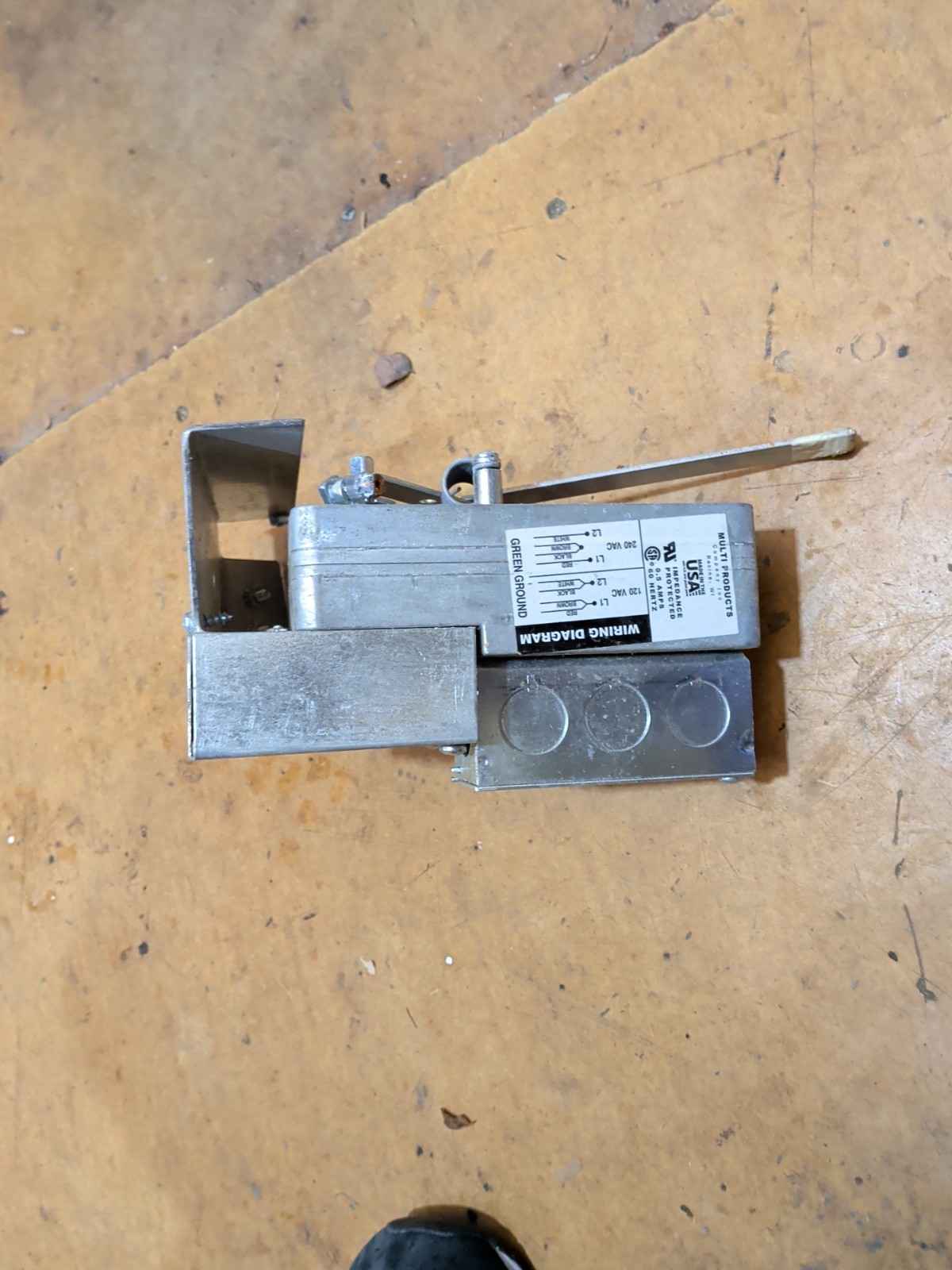 hvac damper Motor 120/240v W End Switch