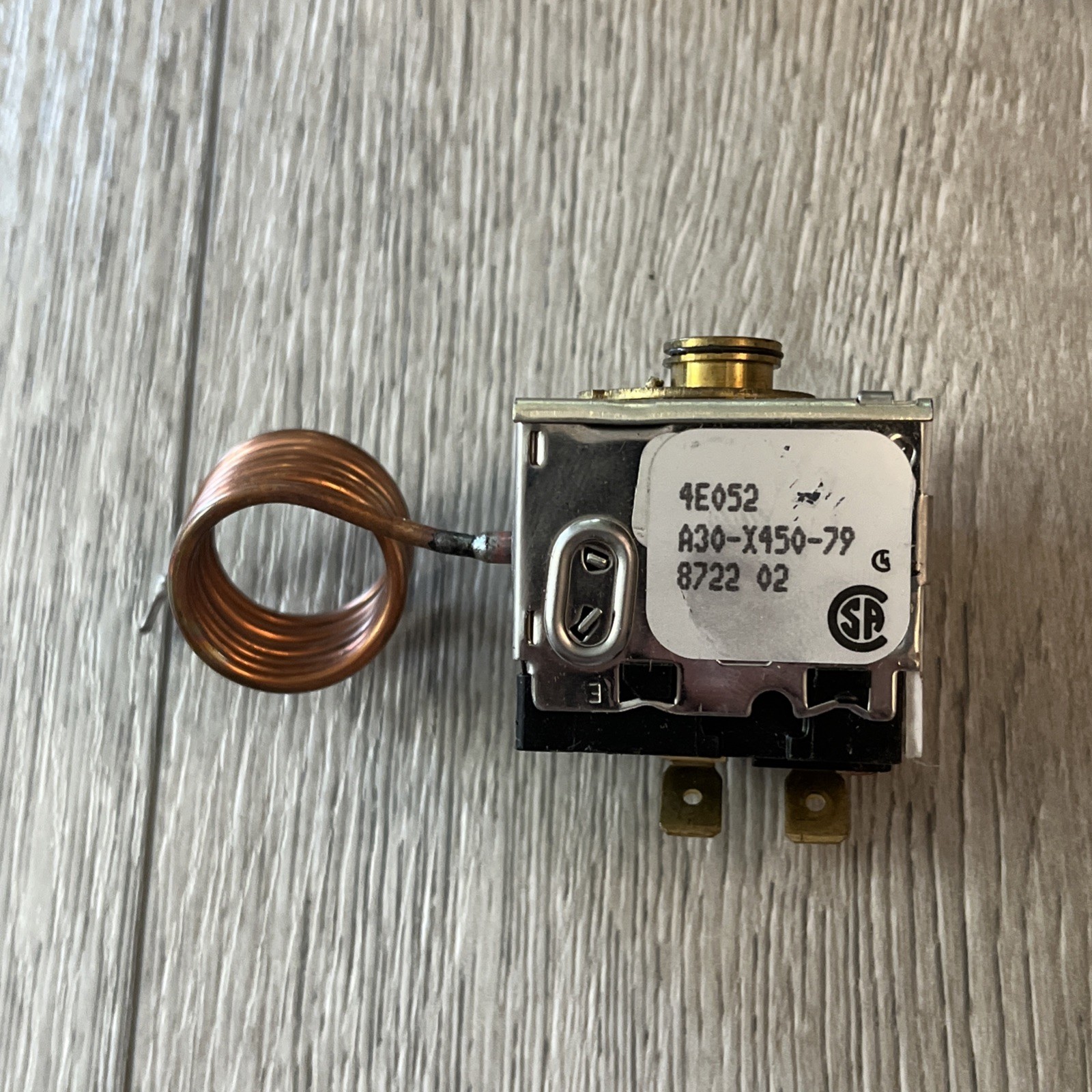 NEW Ranco A30-X450 Adaptable Room A/C Control 30A 277V SPST Capillary 58F to 89
