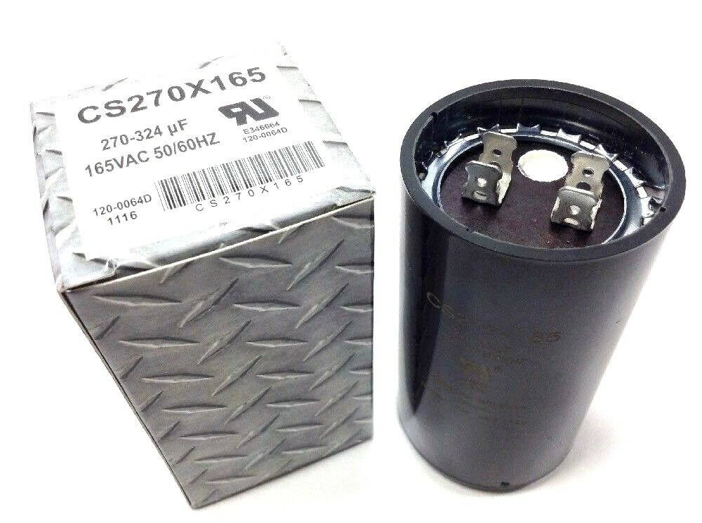 270-324 Uf Start Capacitor HEAVY-DUTY 165 VAC Motor INDUSTRIAL-GRADE CS270X165