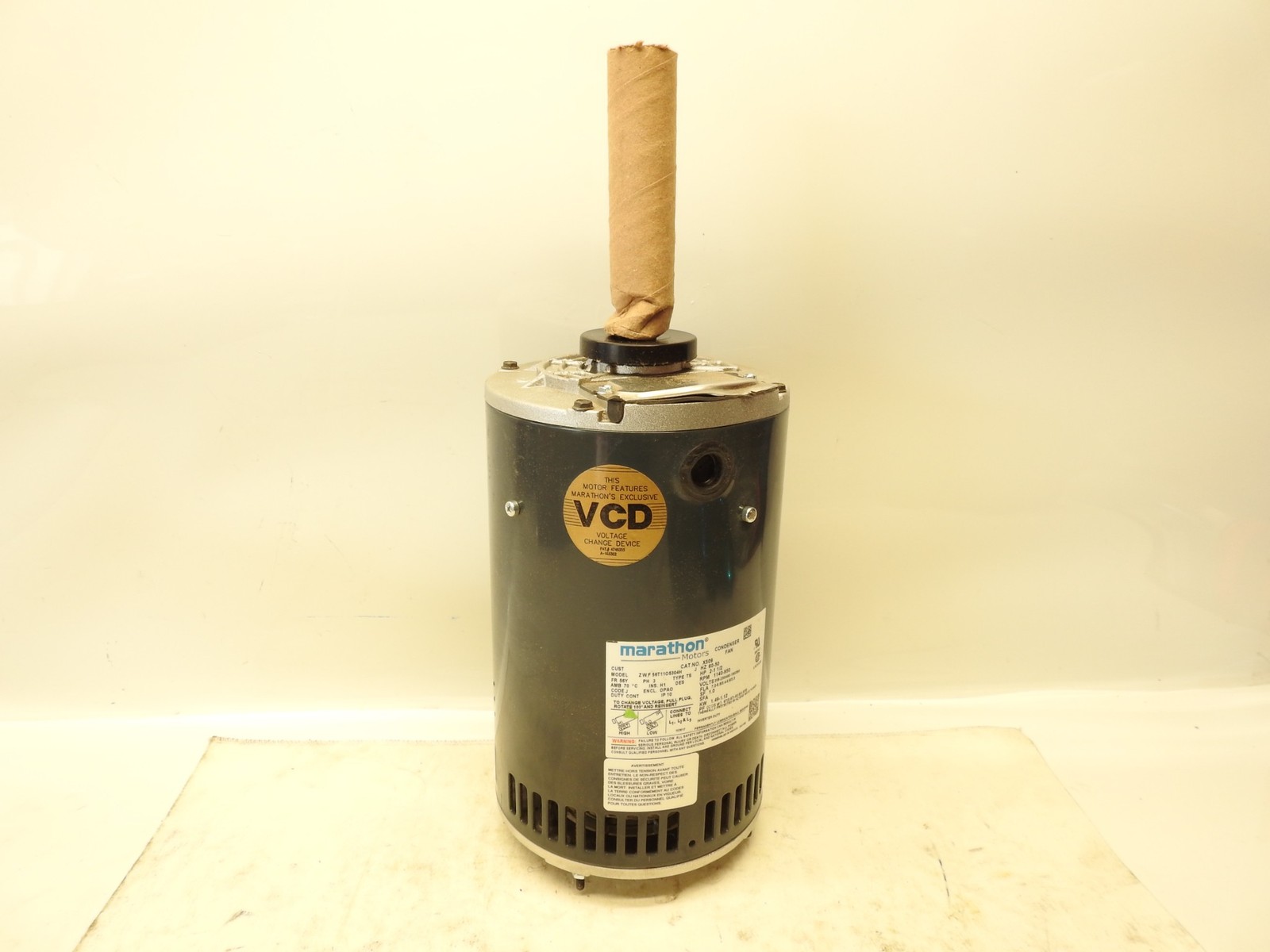 Marathon 056T11O5304 Condenser Fan Motor, 2 HP, 56Y Frame, 3-Phase, 1140 RPM